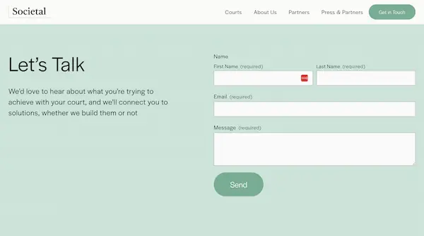 Societal Systems internal court support interface and technical documentation for probate clerk staff