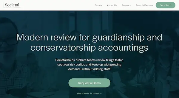 Societal Systems Probate Court Auditing Dashboard 2026